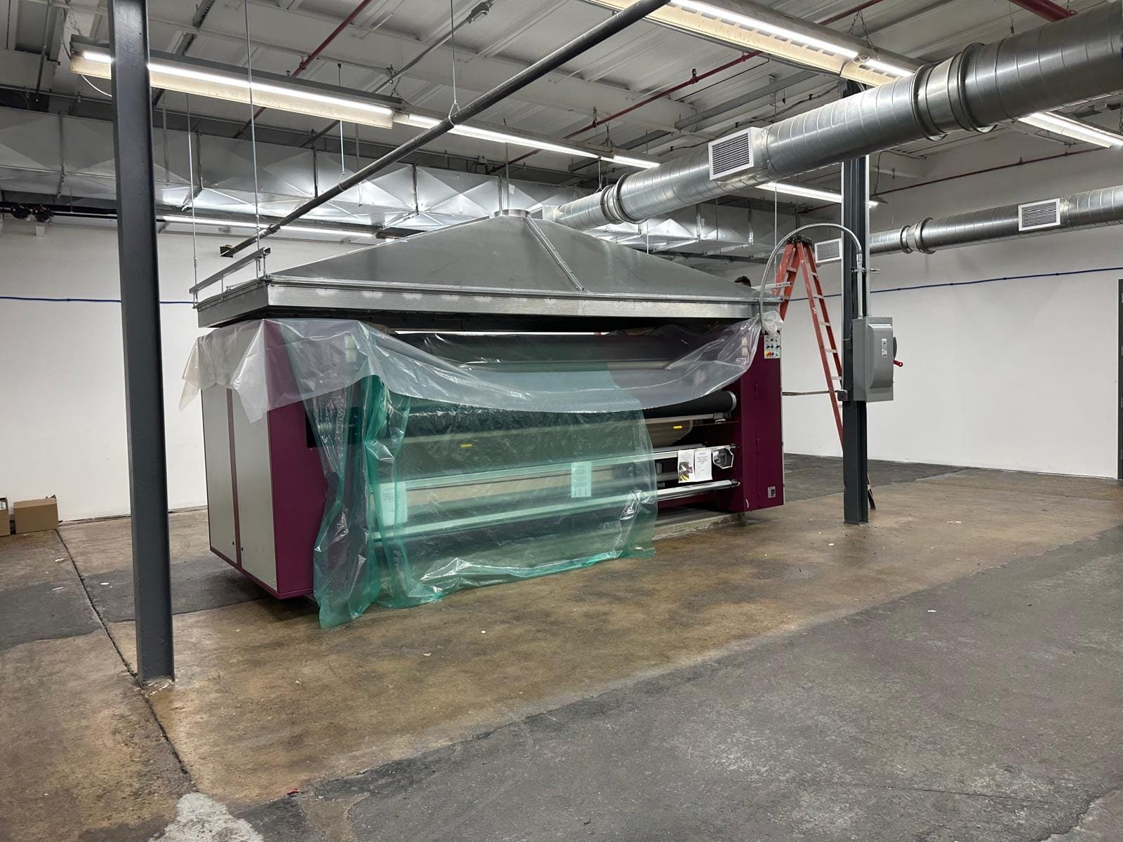 Industrial Hood Installation